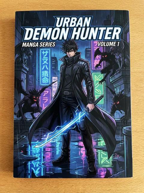 九妖漫画 - 新作漫画《都市猎魔人》封面